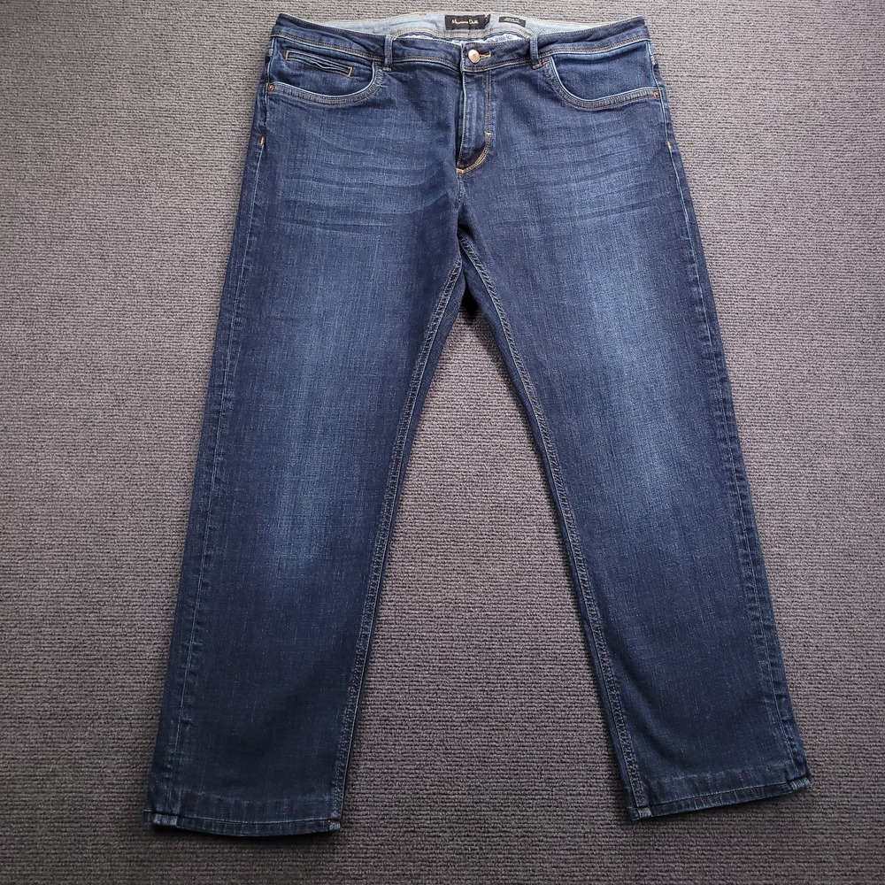 MASSIMO DUTTI Jeans Mens Size 39x28 (Tag 40) Casual Straight‎ Blue Denim *HEMMED